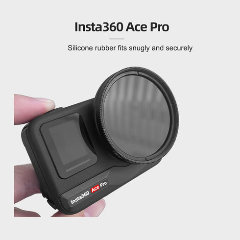 for Insta360 Ace Pro/Ace Filter Holder Bracket, Metal Filter Holder Compatible with 49mm Filters