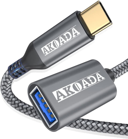 USB C to USB 3.0 Adapter 3.3ft, Type C Male to USB A Female Adapter, OTG Cable for MacBook Pro, Samsung