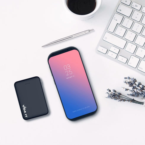 Vida IT 2-Pack Ultra Compact Power Bank Battery Pack for Heated Vest Jacket Coat Scarf Socks, 5000mAh USB Portable