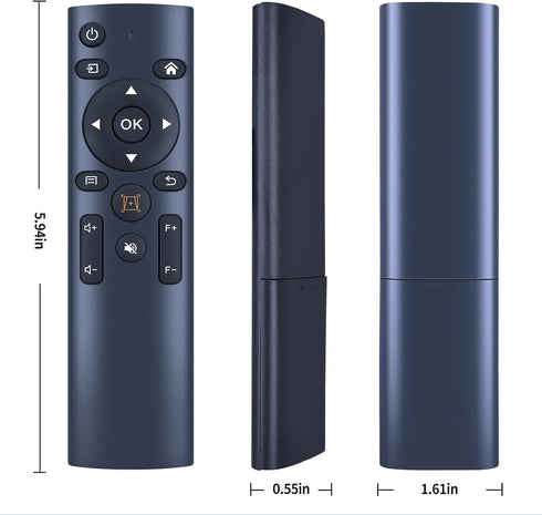 WDZP V9, P62 New Projector Remote Control fit for YABER Pro WiMiUS Projector
