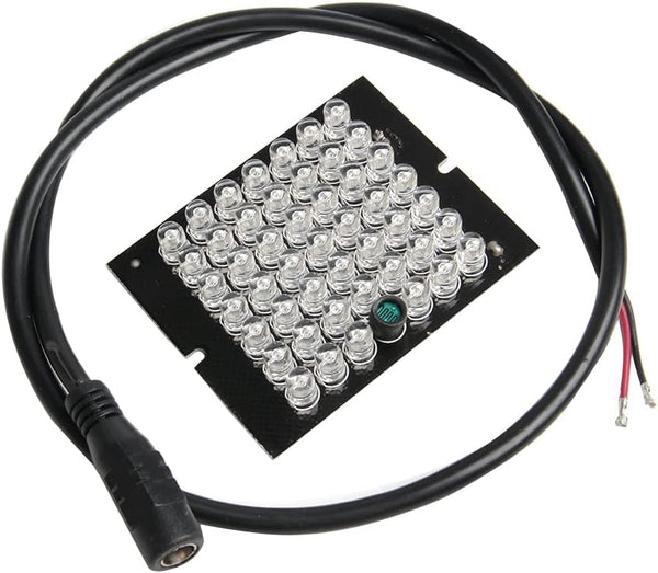 1 pcs DC 12V 1A Invisible CCTV 48-LED Night Vision 940nm IR Illuminator Light + 60cm Wire