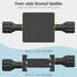 Telescope Mount Dual Dovetail Saddle Clamp for Vixen Style Dovetail Plate, Female to Female Adapter Base