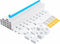 RAZCC Cord Hider, 315 Inch Cable Cover Raceway Kit for Cable Management, 20 Pack Wire Hider, White
