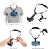 Pellking POV/Vlog Smartphone Head Strap Mount Kit, Compatible with iPhone, Samsung, Hero 1-9, DJI Osmo