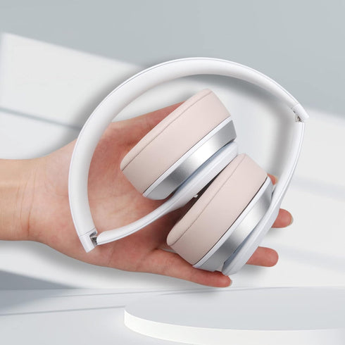 Replacement Ear Pads for Beats Solo 3, GVOEARS Earpad Cushions for Solo 2 3 Wired Wireless Headphones (Light Pink)