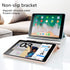 Fullgaden iPad Case, Ultra Slim Lightweight Smart Shell Stand Cover with Translucent Frosted Back, 10.2" Red