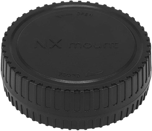 Haoge Camera Body Cap and Rear Lens Cap Cover Kit for Samsung NX Mount Camera Lens Such as NX1 NX5 NX10 NX20 NX30 NX200 NX210 NX300 NX300M NX500 NX1000 NX1100 NX2000 NX3000 NX3300