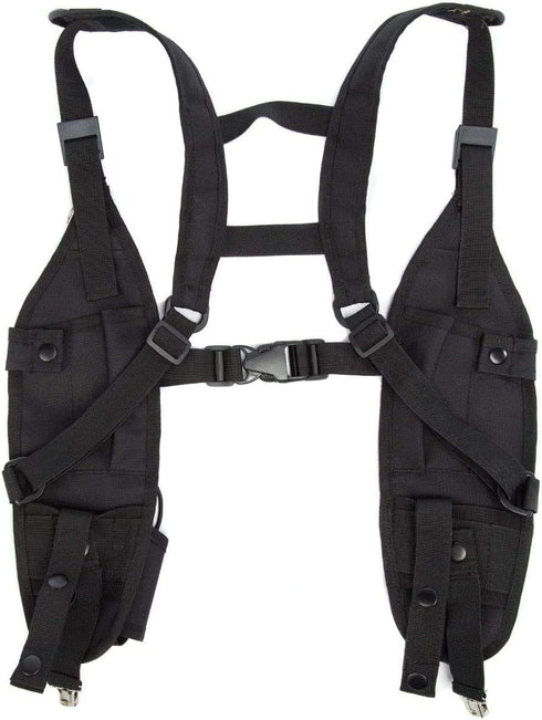 Radio Shoulder Harness Holster Chest Holder for Police Firefighter Two Way Radio
