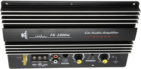 Power Amplifier, 12V Car Power Amplifier Board, 1800W Car Stereo Audio High Power Amplifier