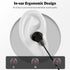 USB C Headphone, COOYA USB Type C Earphones Wired Earbuds Magnetic Bass Noise Canceling in-Ear Headset Mic for iPhone