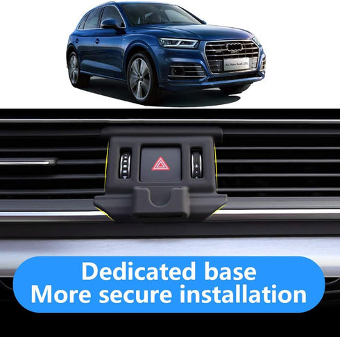 LUNQIN Car Phone Holder for Audi Q5 2018-2024, SQ5 2018-2024 Auto Interior Accessories, Best Phones Mount Cradle