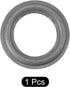 Speaker Foam Edge Surround Rings Rubber Perforated Subwoofer Rings Replacement Parts - 4.5inch / Black