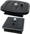 2 Pack 41mm and 43mm Tripod Quick Release Plate Camera Mounting Adapter, Compatible with Ambico, Sunpak, Kalimar