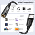 MOSWAG USB Type C to 3.5mm Headphone Jack Adapter, Audio Adapter USB C to Aux Dongle Cable for iPhone 15 Plus/Pro Max,