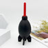Brvlsoc Rocket-Style Rubber Air Blower Dust Cleaner for DSLR Camera, Lens, and Keyboard Red Duster