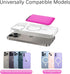 BENTOBEN Magnetic Phone Wallet Card Holder Case Compatible with MagSafe for iPhone 15 14 13 12, Hot Pink