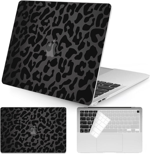 Seorsok Compatible MacBook Air 13 inch Case 2021 2020 2019 2018, Model A1932 A2179 M1 A2337 with Touch ID, 2 Pack