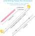 Replacement Stylus Drawing Pen for LCD Writing Tablets, 6 Elastic Lanyards, Colorful Stylus Pen for Kids Drawing Tablet