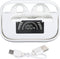 Open Ear Clip Headphones - Bluetooth Earbuds with Built-in Mic, Ear Hooks, LED Display Charging Case, and IPX5