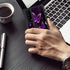 Shop TCL Stylus 5G 2022 Case with Screen Protector, Slim TPU Bumper Cover, Rugged Corners, 6.81" - Purple Butterflies