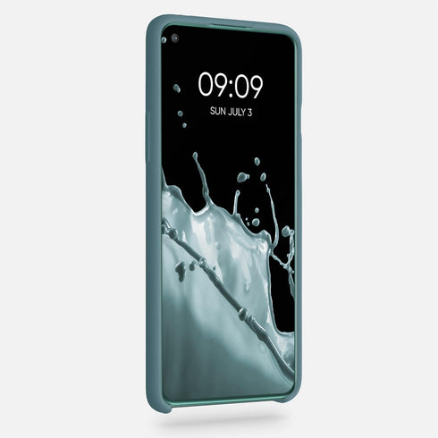 kwmobile TPU Silicone Case for OnePlus 8T - Soft Finish Phone Cover - Arctic Night