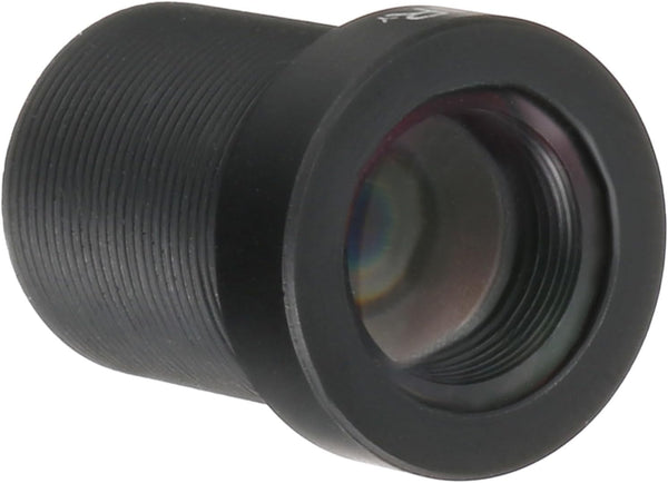 uxcell 12mm CCTV Camera Lens 5MP F2.0 FPV Wide Angle Security Lens M12 Threaded Dia for IP Camera, Black 2Pcs