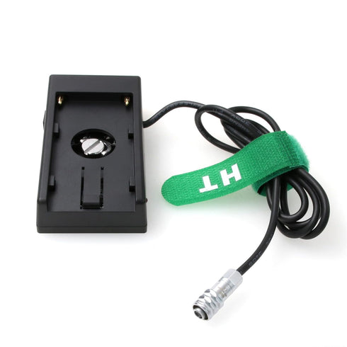 HangTon NP-F 970 Battery Plate for 12V Power to BMPCC 4K, 6K, 6K Pro for Blackmagic Pocket Cinema Camera