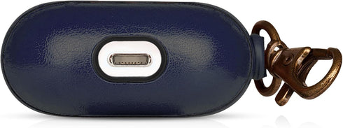 Dreem Om Case Cover with Keychain Clip for AirPods 3, Vegan Leather Accessory for Men & Women