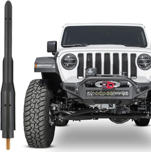BASIKER Antenna for Jeep Wrangler Sport Rubicon JL 4xe Willys Mojave JK JT
