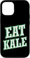 Vegan Life Crisis Eat Kale Healthy Vegetarian Lifestyle Vegetable Food Kale Case for iPhone 12/12