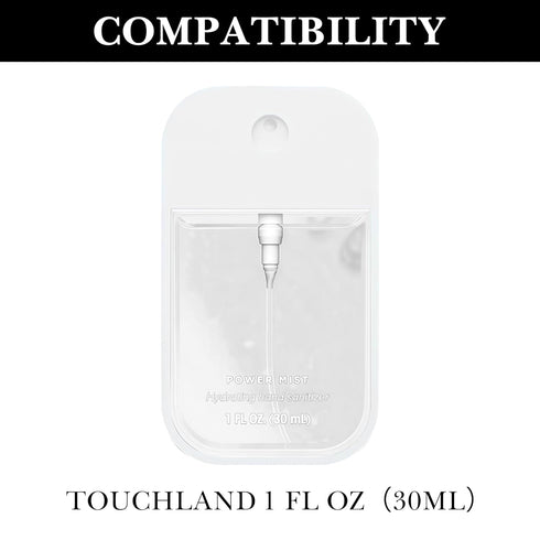 Linkidea 1 OZ Silicone Sanitizer Storage Case, Portable Travel Accessories, Exact Size of Container Compatible with FL