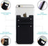 Phone Card Holder Stretchy Wallet Pocket Pouch Sleeve Adhesive Sticker Compatible with iPhone Samsung Galaxy - 3Pack