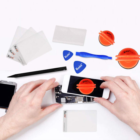 Kaisiking 11 PCS Screen Suction Cup Kit - LCD Screen Opening Tools for iPad, iMac, MacBook, Tablet, iPhone