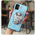 Cute Cartoon Case for Samsung Galaxy A71 5G, Slim Silicone Fit Protective Cover with 3D Liquid Glitter