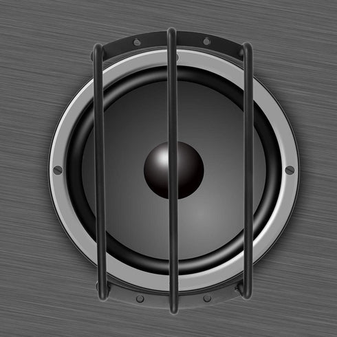 X AUTOHAUX 2pcs 8 Inches Metal Car Bar Grille for Subwoofer Speaker Subwoofer Grill Cover Protector Black