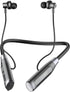 Wireless Bluetooth 5.0 Neck Earbuds, 100 Hours Playback, IPX5 Waterproof Sports Earphones with Microphone, A12
