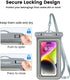 IP68 Waterproof Phone Pouch/Case, Floating Phone Case for iPhone 14 13 12 11 Pro Max XS Plus Samsung Galaxy, Beach