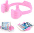 8 Pack Thumbs Up Cell Phone Holder - Adjustable Silicone Tablet Stand, Multi Colors, Portable Desktop Stands for