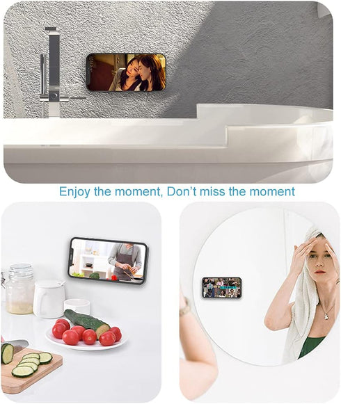 Sticky Magnetic Wall Holder for iPhone Magsafe, Wall Mount Cradle for iPhone 15/14/13/12, Pack of 2