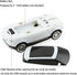 3C Light Car Shape Wireless Mouse, 2.4GHz Optical Mice 1600 DPI with USB Receiver for PC/Computer/Laptop (White)
