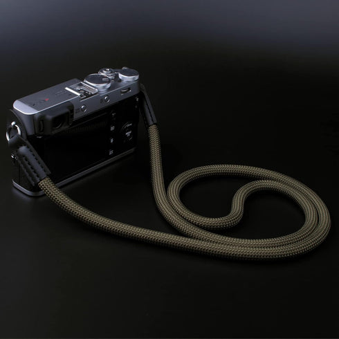 Camera Strap - Climbing Rope Neck Shoulder Strap for DSLR SLR Mirrorless Camera 120cm Green