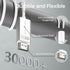 Fiber Optic HDMI 2.1 Cable, Lightweight Active Optical HDMI 2.1 Cord for Projector, Game Console, PC, TV (24.6ft)