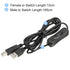 2 Pack 2 MECCANIXITY USB Printer Cable with ON/Off Switch Meter Male to USB B/M Extension Cord for Printer Scanner