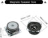 Fielect 2Pcs DIY Magnetic Speaker, 3W 4 Ohm Full Range Stereo Woofer Replacement for Arduino, 52mm Diameter