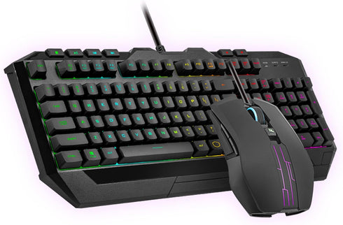 Cooler Master Devastator 3 RGB Gaming Keyboard | Mouse Combo, 6-Zone RGB Keyboard, 26-Key