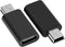 leizhan USB C to Mini USB Adapter, 2 Pack, USB-C Female to Mini