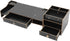 90 TFCFL Desktop Monitor Stand, Multi-Purpose Computer Monitor Booster Stand with Drawer, Adjustable Angle, Black MDF