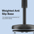 Adjustable Height Cell Phone Holder, 270° Flexible Stand for Desk, Compatible with All Mobile Phones, Black
