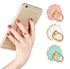 3-Pack Phone Ring Holder, 360 Rotation Glitter Bling Bling Finger Bracket Stand Grip for Smartphones, Tablets, Daisy