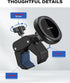 OQTIQ 17 N54 12-17 Phone Holder for Peloton Exercise Bike, Heavy-Duty Clamp & Strong Magnetic Phone Mount